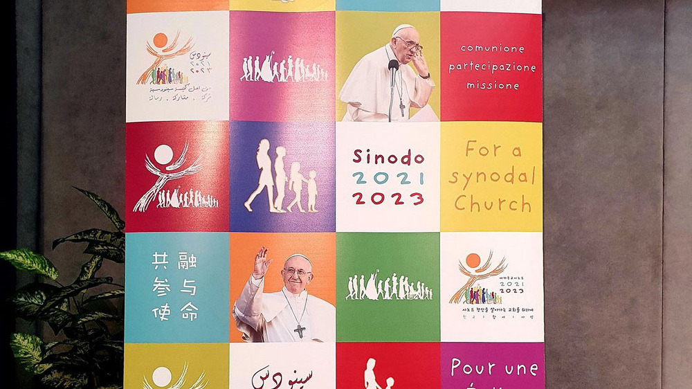 Banner Synodaler Prozess Weltsynode / Kathpress / Bartonitschek