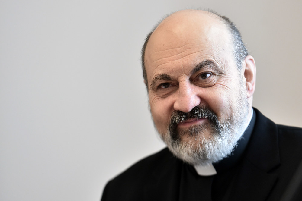Thomas Halik / Copyright 2015, KNA (www.kna.de). Alle Rechte vorbehalten, Cristian Gennari Religionsphilosoph Thomas Halik am 3. März 2015 im Vatikan.