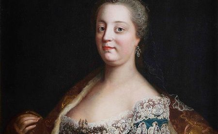 Maria Theresia (Ausschnitt), Werkstatt des Martin van Meytens nach 1745Öl auf Leinwand