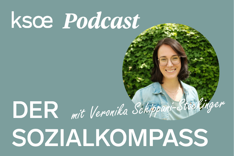 Porträt der Vorsitzenden der Katholischen Jungschar Österreich Veronika Schippani-Stockinger in der Podcast Reihe Der Sozialkompass