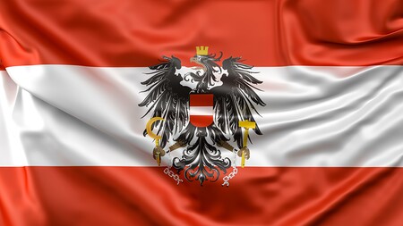 Österreich-Flagge 