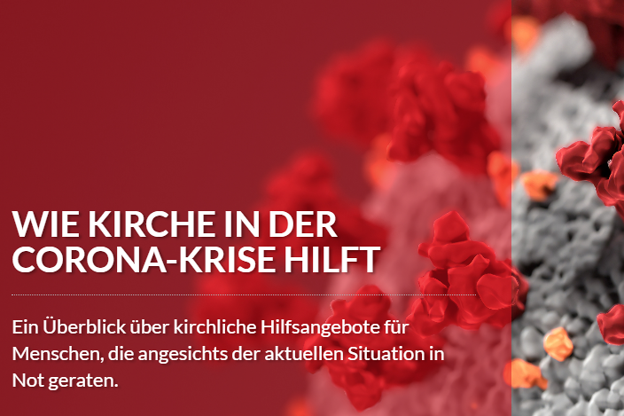 Corona-Hilfe-Dossier auf katholisch.at / Screenshot / Foto: unsplash.com Corona-Hilfe-Dossier auf katholisch.at