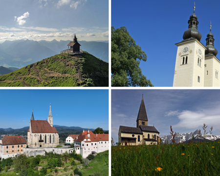 Gurker Dom, Kellerjochkapelle, Wallfahrtskirche Maria Straßengel und Buchbergkirche bewerben sich für ORF-Format-Finale '9 Plätze - 9 Schätze'
