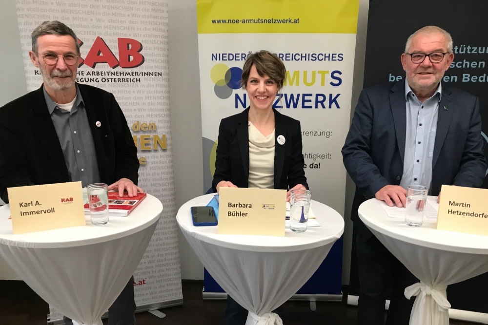 Karl Immervoll, Barbara Bühler, Martin Hetzendorfer (v.l.n.r.) / KABÖ