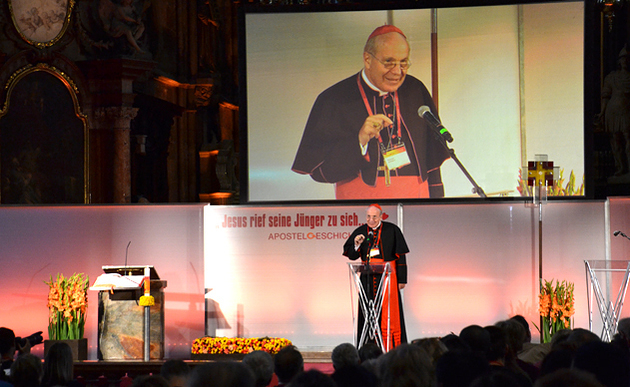 Kardinal Schönborn bei der Diözesanversammlung der Erzdiözese Wien am 29. September 2018 im Stephansdom / Kathpress/Gutenbrunner