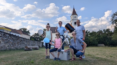 Pilgerwanderung Pfarre Röhrenbach Sonnenfinsternis