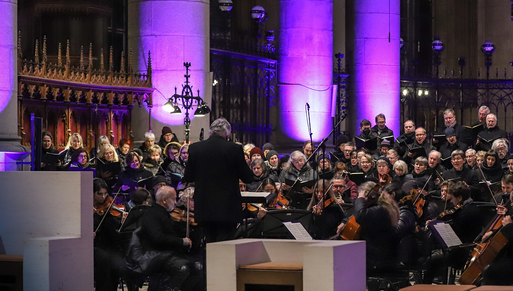 Antisemitismus: Theologe Tück gegen Zensur von Bach-Passionen / Diözese Linz / Franz Wurzinger Kirchenchor in Linz