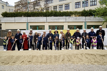 Wien: Spatenstich bei Großbaustelle im Schulzentrum St. Franziskus