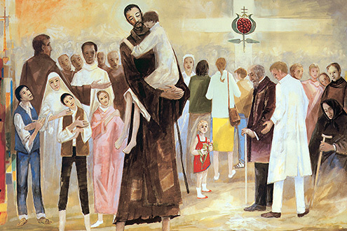 Altarbild des hl. Johannes Von Gott in der Eisenstädter Krankenhauskirche / Barmherzige Brüder Altarbild des hl. Johannes Von Gott in der Eisenstädter Krankenhauskirche