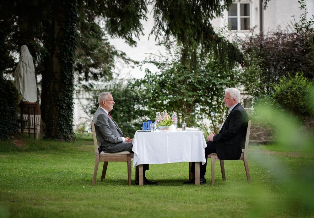 Bundespräsident Van der Bellen bei Erzbischof Lackner zu Gast / HBF / Peter Lechner Bundespräsident Van der Bellen bei Erzbischof Lackner zu Gast