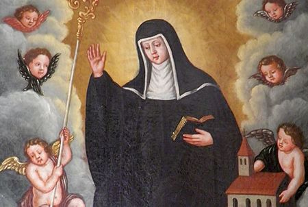 Altarbild der heiligen Erentrudis