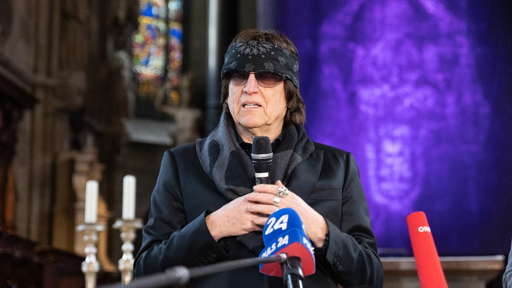 Gottfried Helnwein im Stephansdom / Erzdiözese Wien/Schönlaub