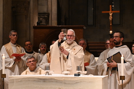 Österreichs Bischöfe feiern Festgottesdienst in Abtei Pannonhalma