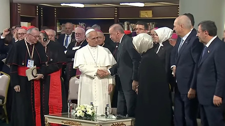 Papst Leo XIV. und Präsident Erdogan